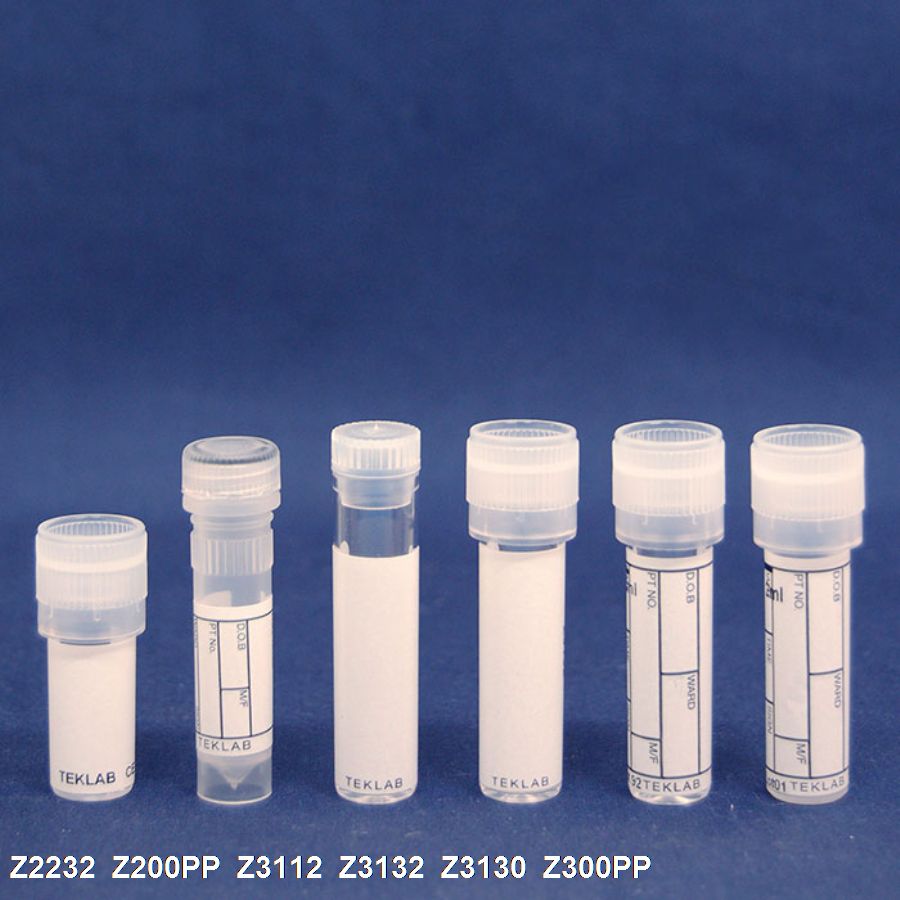 Blood Collection Tubes Labelled and Capped